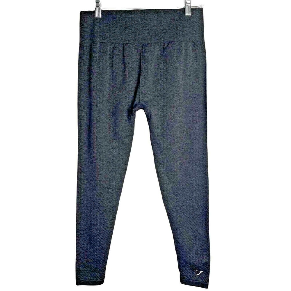 Gymshark Seamless Cropped Leggings Charcoal Gray Size L